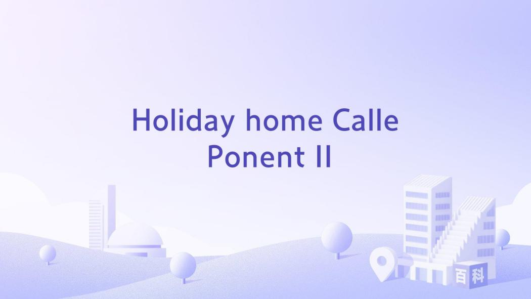 Holiday home Calle Ponent II Holiday home Calle Ponent II