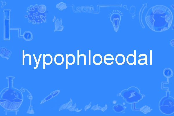 hypophloeodal hypophloeodal