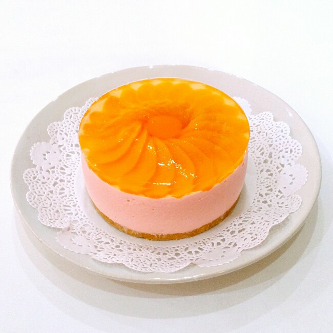 凍芝士黃桃蛋糕