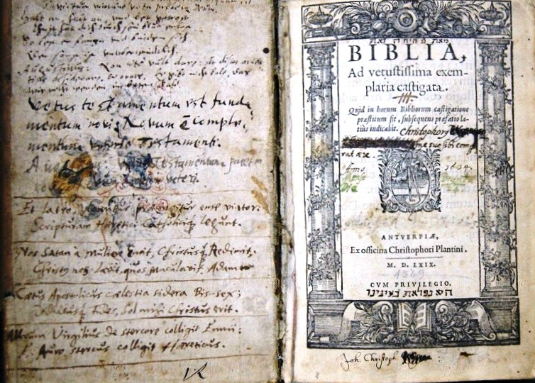 1569年普朗坦印刷的聖經, 蔣仕偉博士收藏