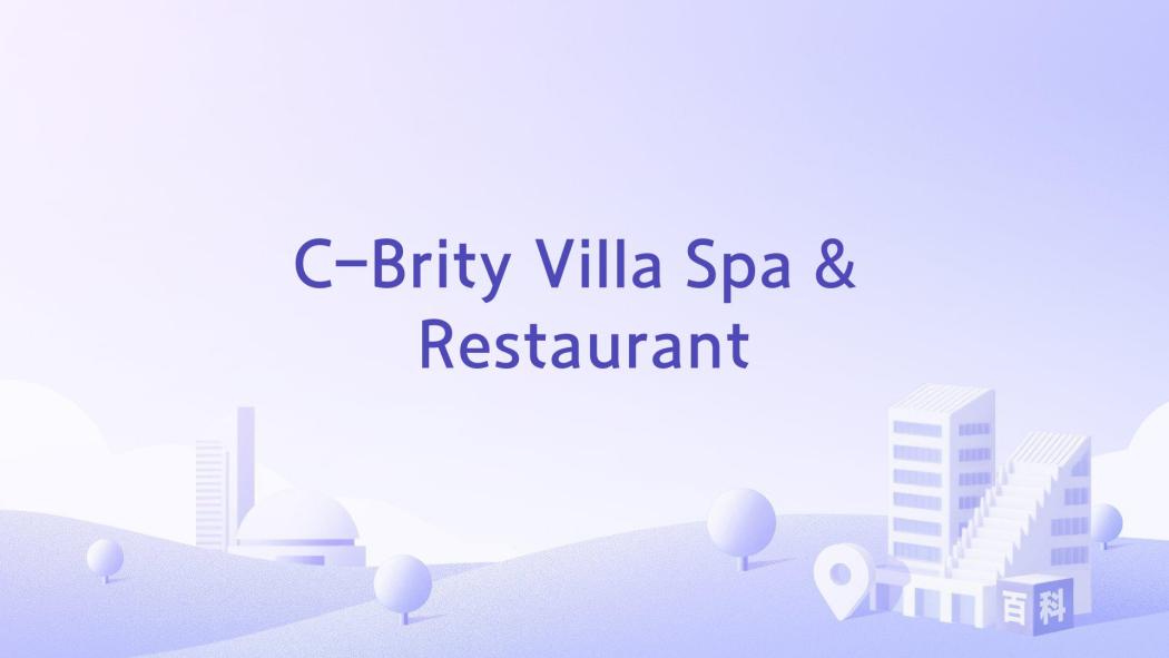 C-Brity Villa Spa & Restaurant C-Brity Villa Spa & Restaurant