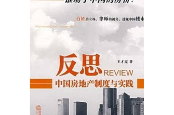 反思(2008年法律出版社出版的圖書) 反思(2008年法律出版社出版的圖書)