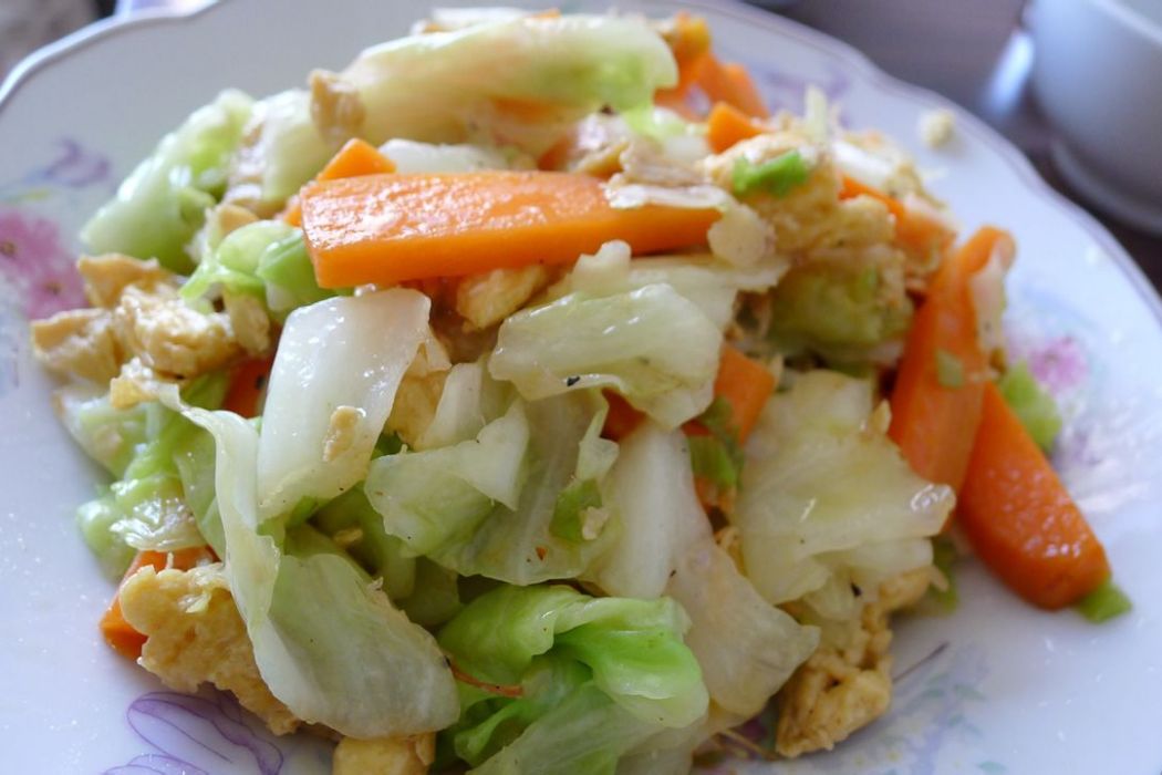 高麗菜炒雞蛋 高麗菜炒雞蛋
