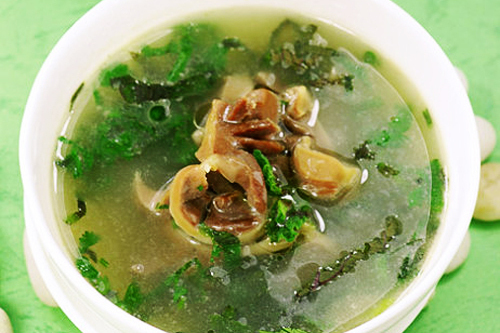 雞雜髮菜湯