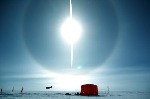 南極科考隊員拍攝的南極冰穹A風光