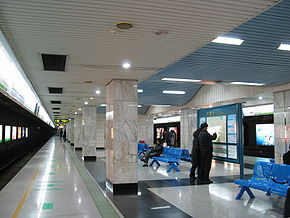 東昌路捷運站站台