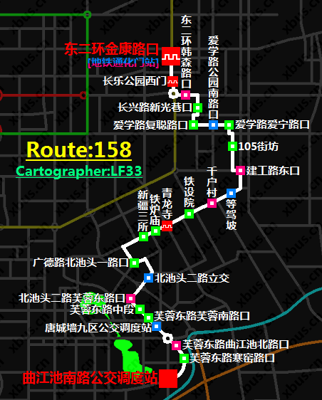 西安公交158路 西安公交158路