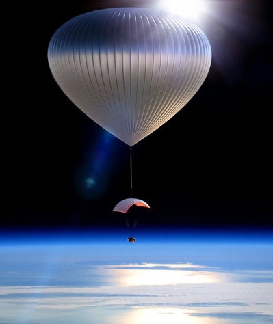 氦氣球太空游