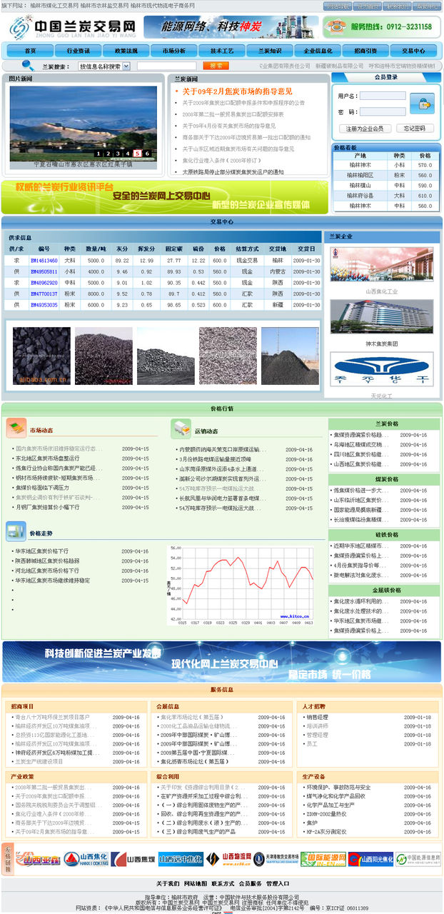 中國蘭炭交易網