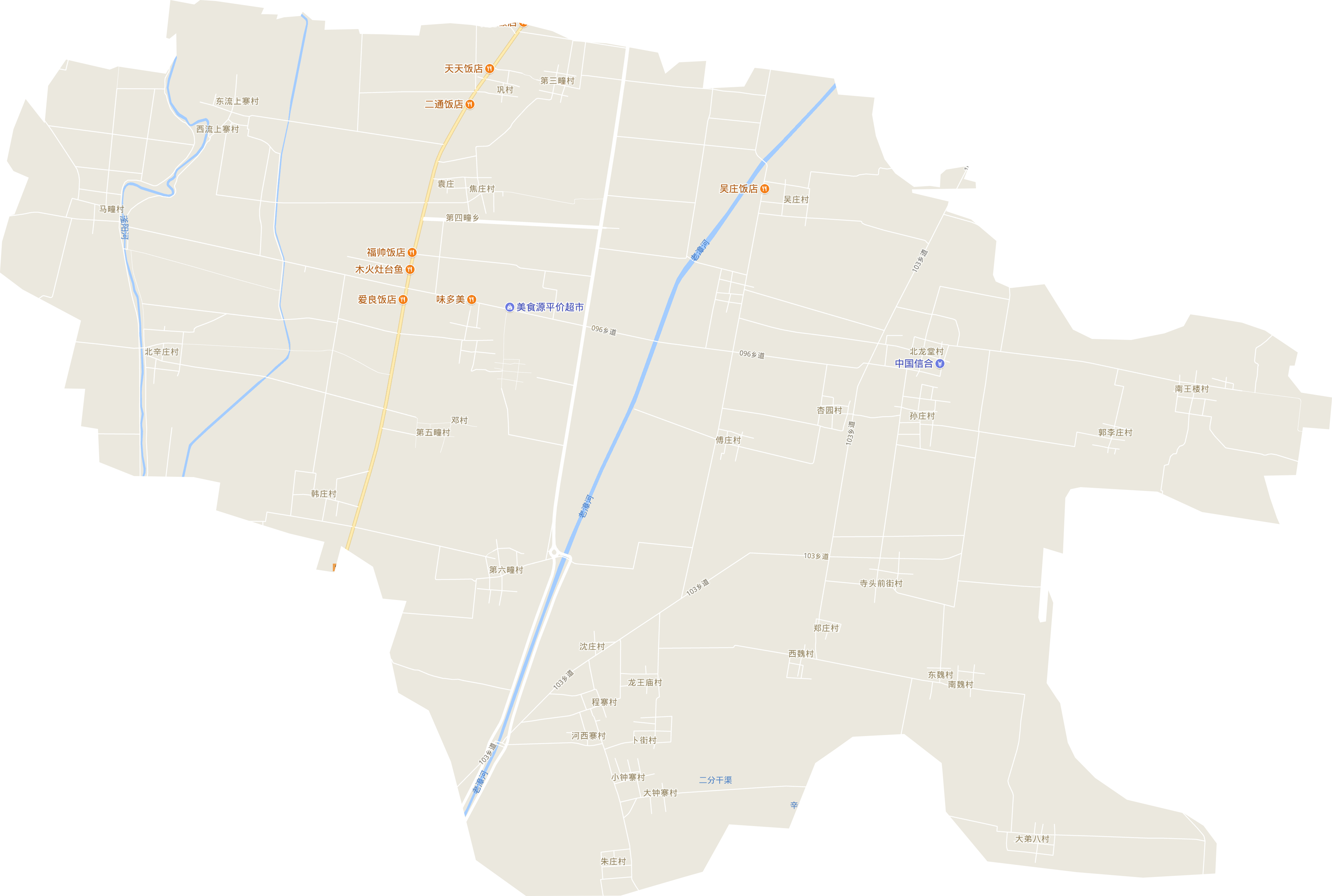 第四疃鎮電子地圖