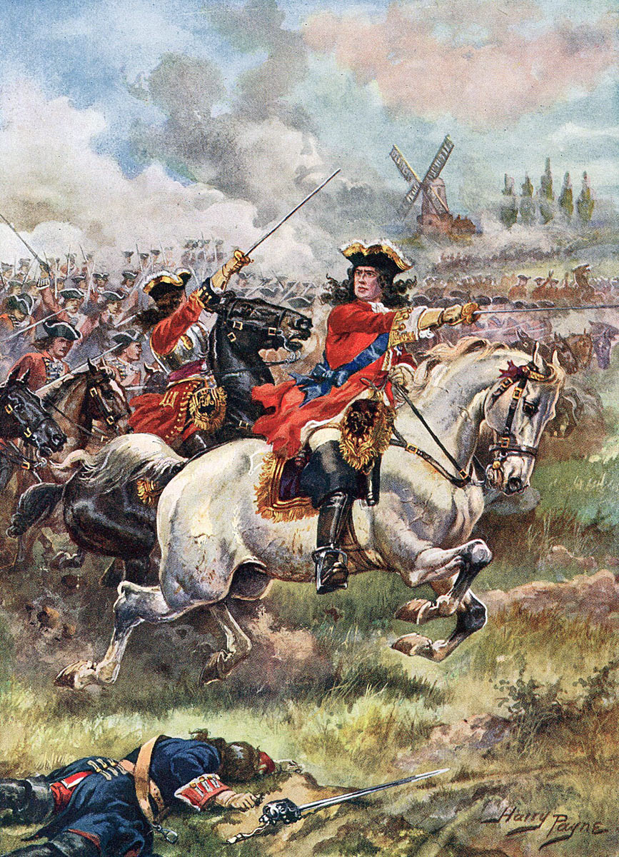 馬爾博羅公爵親率騎兵進攻