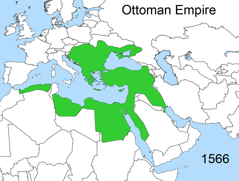 奧斯曼帝國地圖