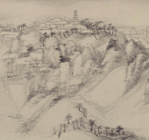 靈岩山圖 靈岩山圖