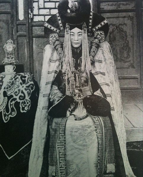 清末的蒙古貴族婦女