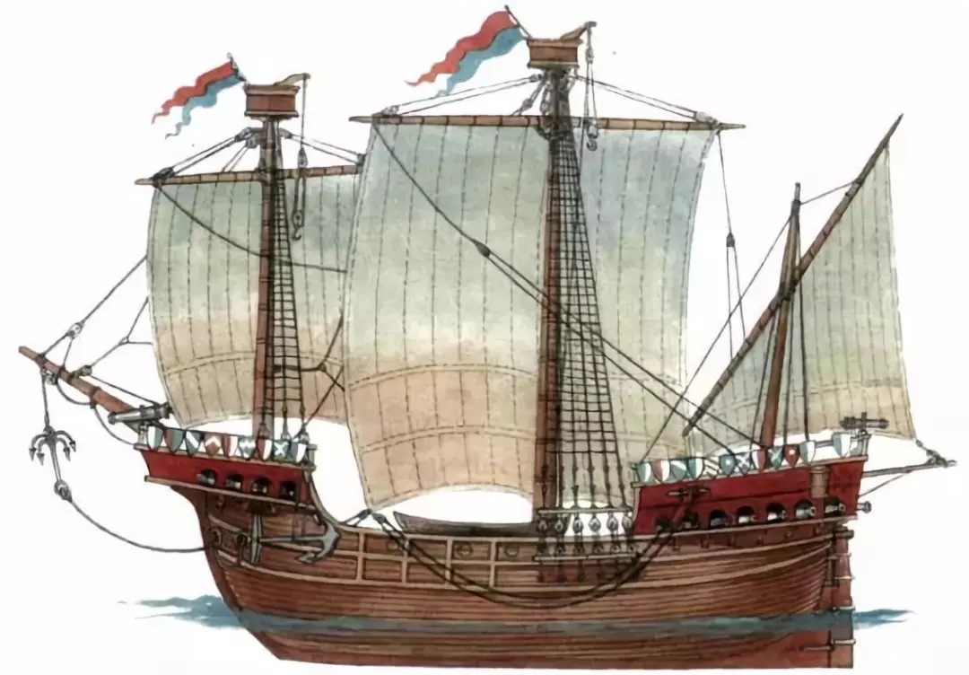 15世紀後期開始 歐洲各國都為卡拉克船上裝備了重炮