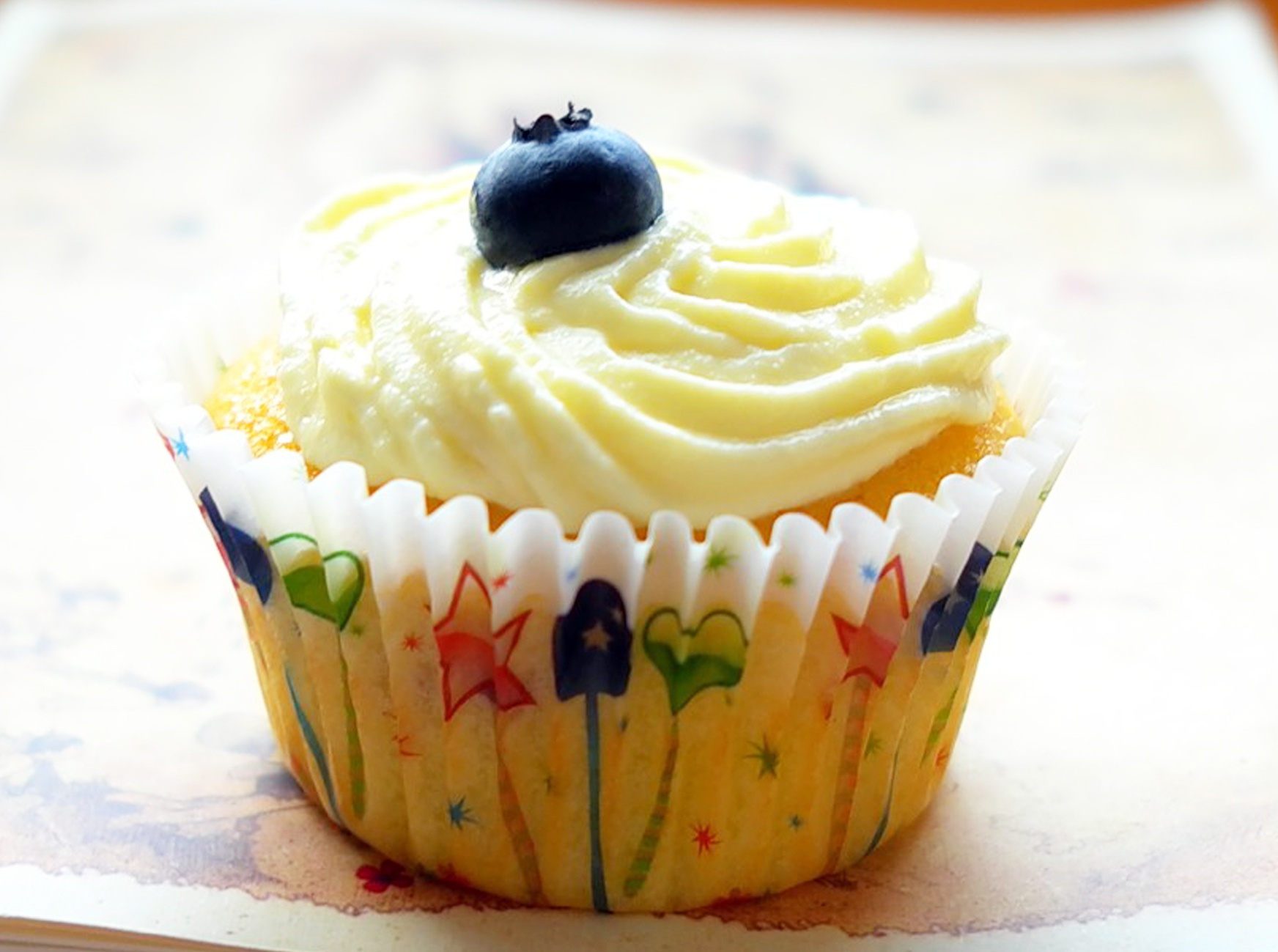 藍莓檸檬杯子蛋糕