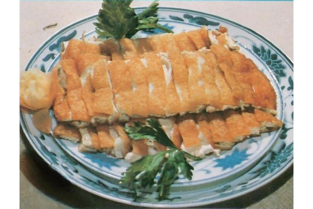 鍋塌豆腐(內蒙古傳統特色菜餚) 鍋塌豆腐(內蒙古傳統特色菜餚)