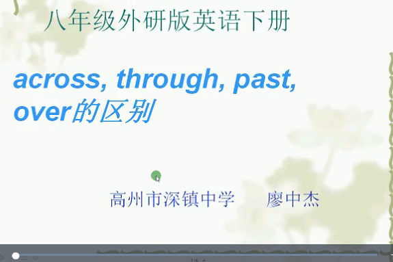 across,through,past,over的區別 across,through,past,over的區別