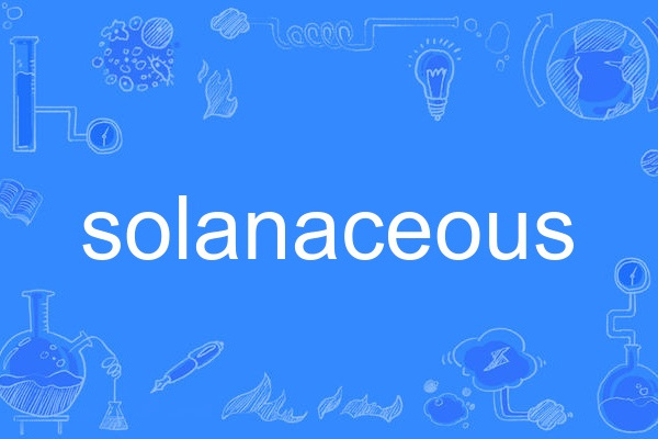 solanaceous solanaceous