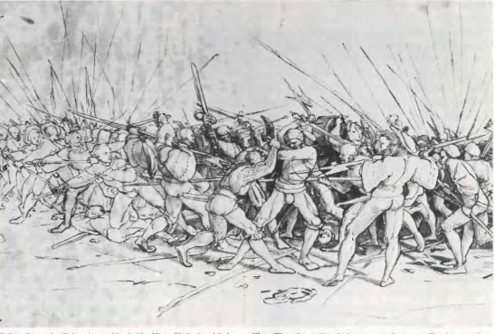神聖羅馬僱傭兵和瑞士僱傭兵的慘烈混戰