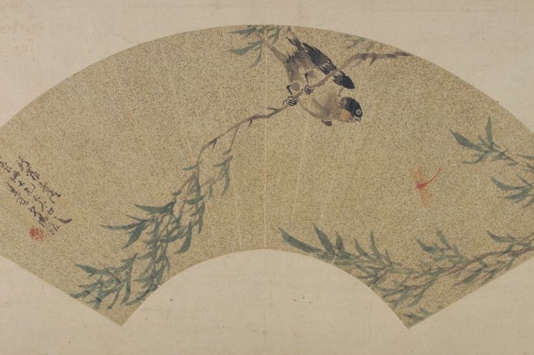 柳燕圖(清代湯鋐創作中國畫) 柳燕圖(清代湯鋐創作中國畫)