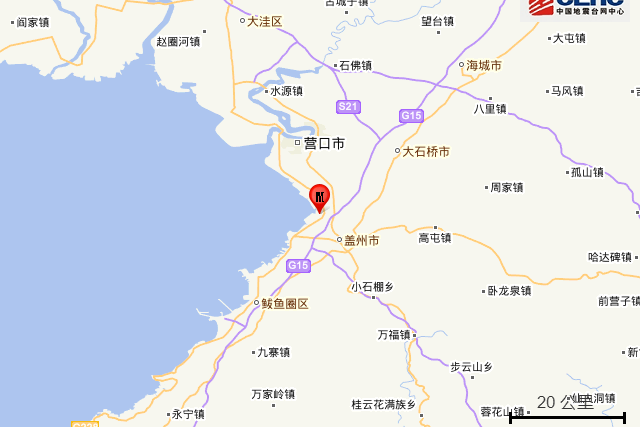 12·19營口地震 12·19營口地震