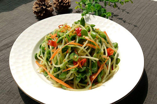 椒油豆苗 椒油豆苗