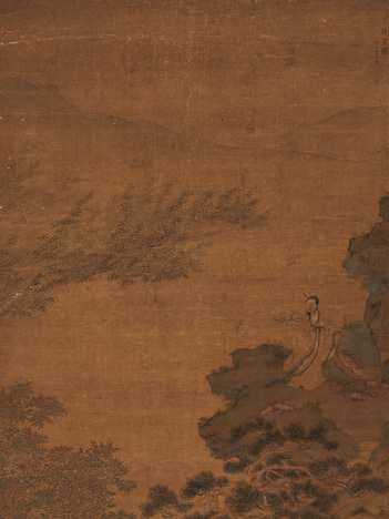 采芝圖(明代仇英創作絹本水墨設色畫) 采芝圖(明代仇英創作絹本水墨設色畫)