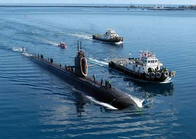 05年觸礁美潛艇返回關島基地