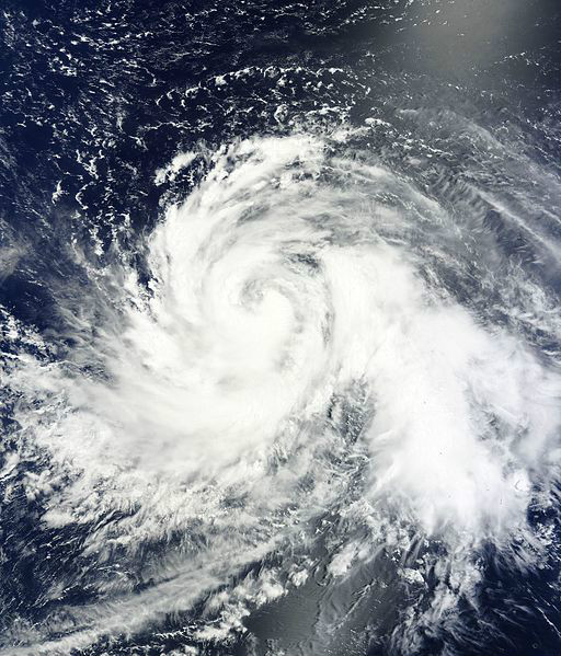 颱風艾莎尼   衛星雲圖