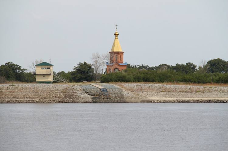 黑瞎子島上的俄國教堂