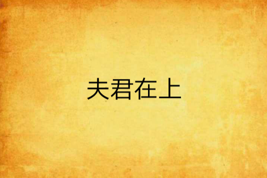 夫君在上(同名小說) 夫君在上(同名小說)