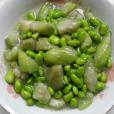 絲瓜炒毛豆