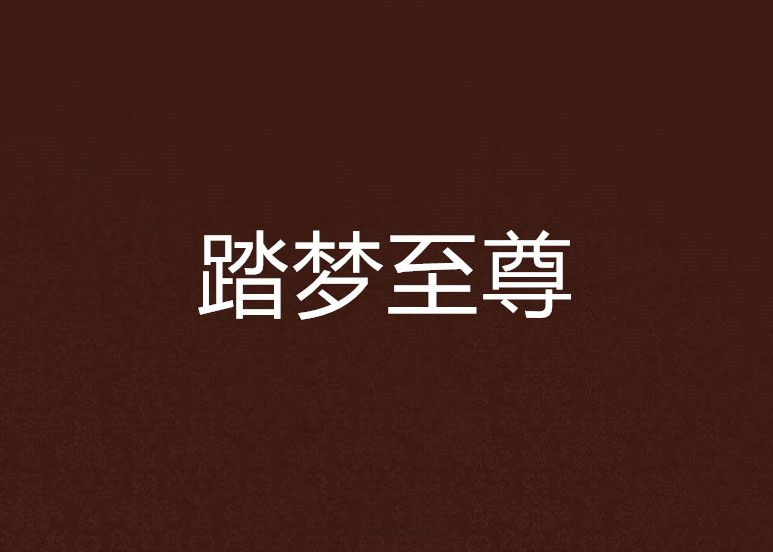 踏夢至尊 踏夢至尊