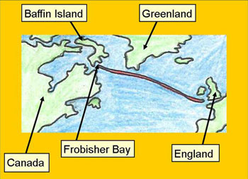弗羅比舍第一次航海圖