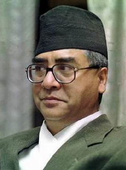 尼泊爾前總理謝爾·巴哈杜爾·德烏帕