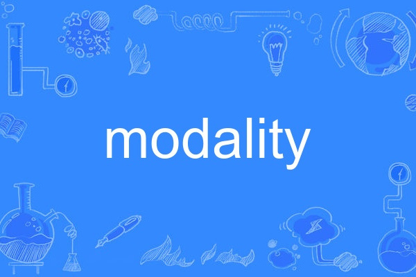 modality modality