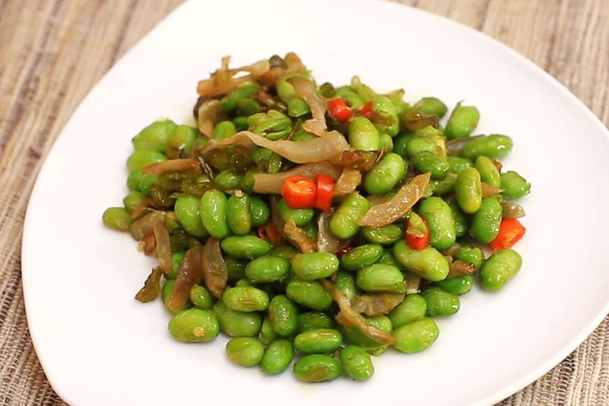 毛豆炒雞胗 毛豆炒雞胗