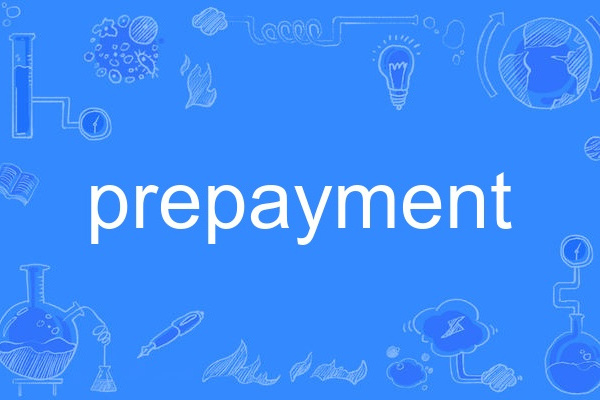 prepayment prepayment