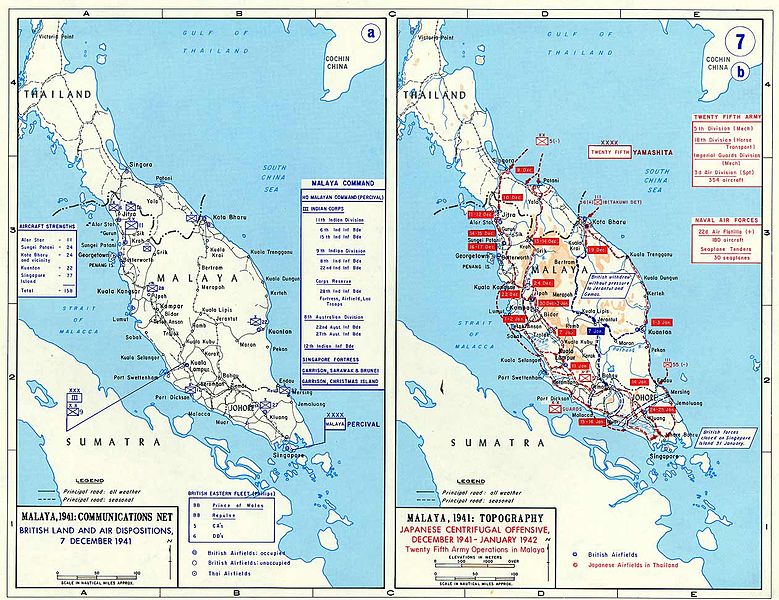 馬來亞戰役(馬來亞抗日戰爭)
