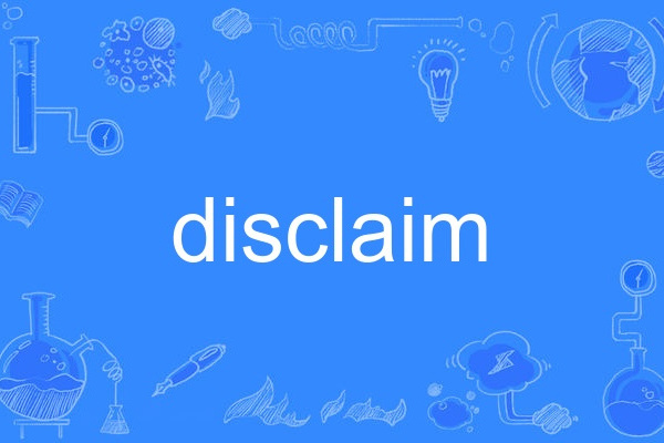 disclaim