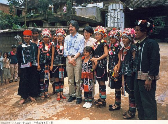 文仁夫婦訪問中國雲南1998年8月3日