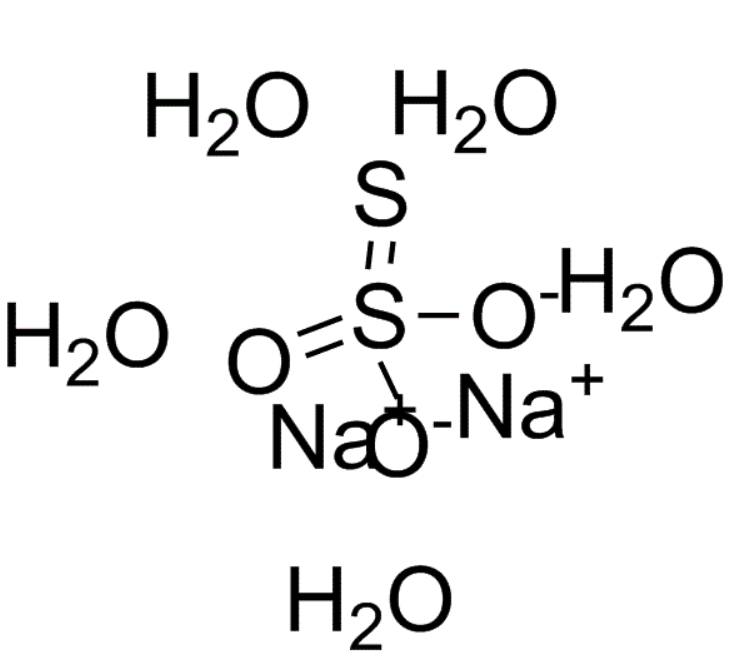 五水合硫代硫酸鈉