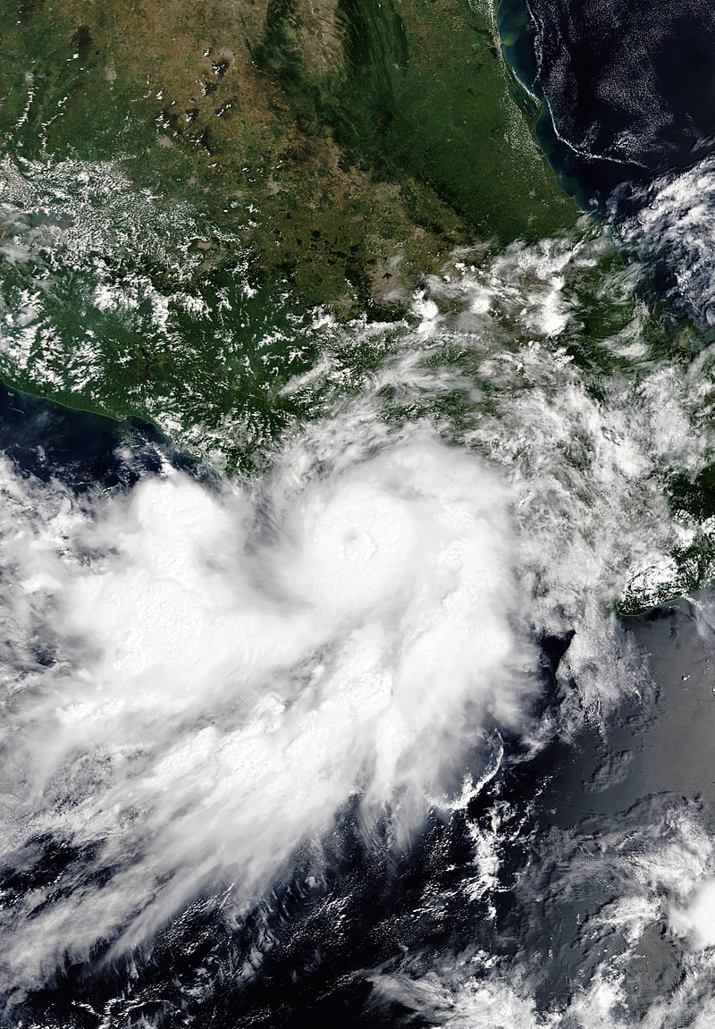 颶風麥克斯 衛星雲圖