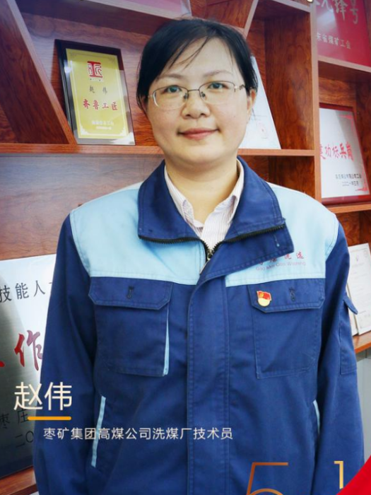 趙偉(棗礦集團高莊煤業有限公司洗煤廠高級工程師) 趙偉(棗礦集團高莊煤業有限公司洗煤廠高級工程師)
