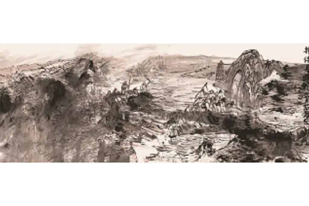 抗倭英雄傳(張志民創作紙本水墨畫) 抗倭英雄傳(張志民創作紙本水墨畫)