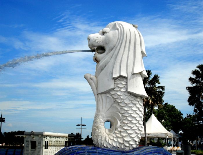 新加坡的象徵——魚尾獅