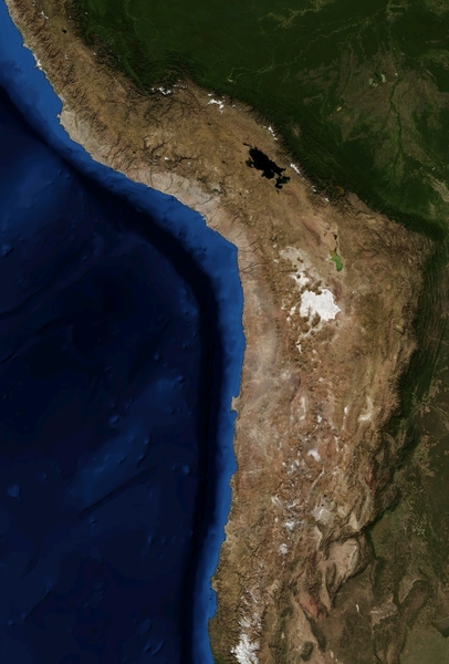 阿塔卡馬沙漠衛星圖