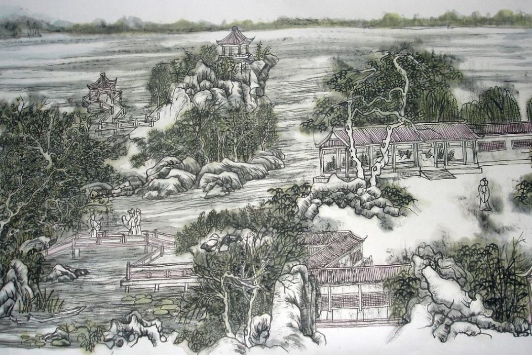 明湖景區圖 明湖景區圖