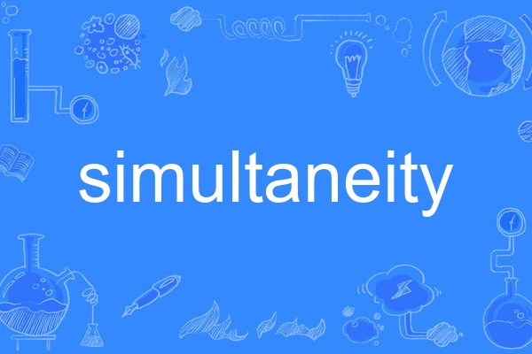 simultaneity simultaneity